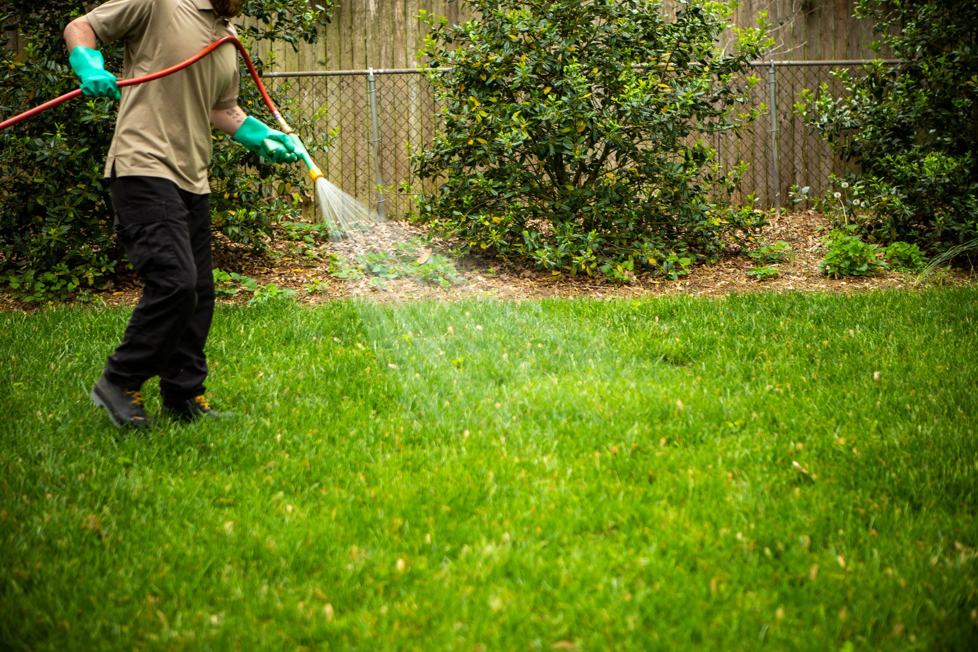 spraying-lawn-grass-fence-2