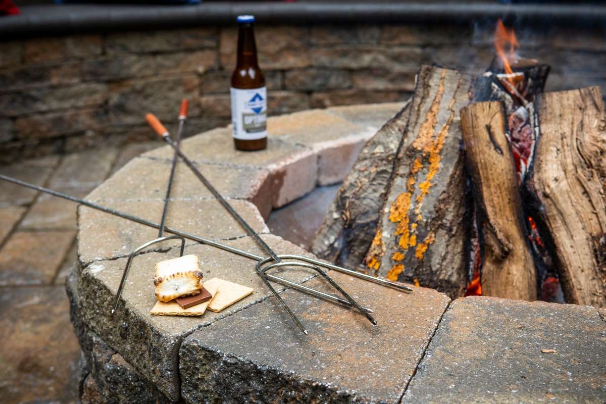 S'mores around firepit
