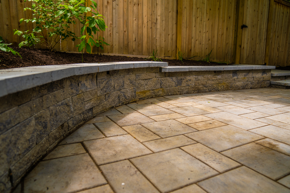 paver patio wall fencing 5